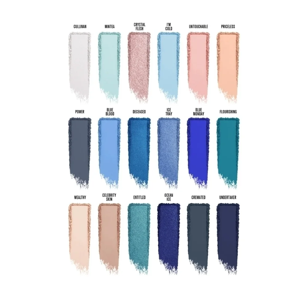 JEFFREE STAR COSMETICS Blue Blood Artistry Eyeshadow Palette, NEW